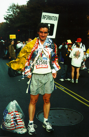 After finishing the New York Marathon