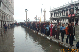 Venice - High water on San Marco Square